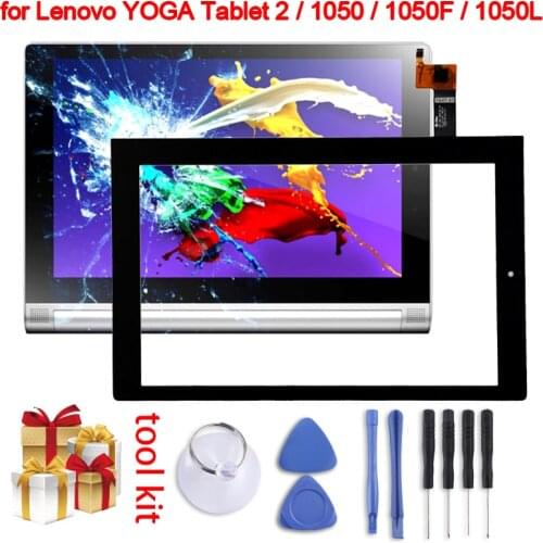 New for Lenovo YOGA Tablet 2/1050 / 1050F / 1050L touch screen replacement product repair parts, 10.1 inches