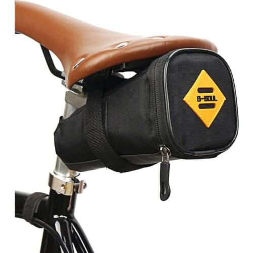 Bicycle Water-proof Bag Oxford Cloth Quick Release Saddle Seat Tail Bag - Black 1.2L Rainproof Accessories Cycling equipment