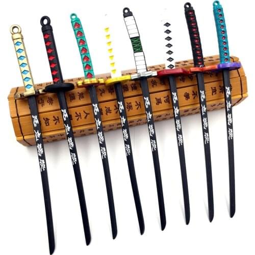 Anime Demon Slayer Kimetsu no Yaiba Keychain Cosplay Props Weapon Model Japan Anime Gifts Accessories 15CM Dropshipping