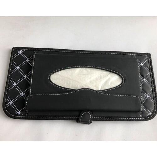 Car accessories Tissue Box Leather Draw paper Napkin