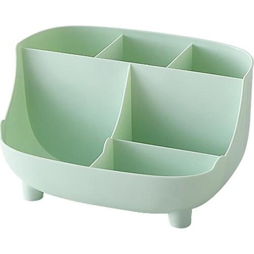 Large Cosmetic Storage Organizer Plastic Desktop Stationery Organizer Makeup Holder Desktop Sundries Storage Box