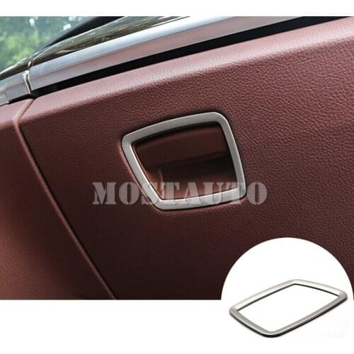 For BMW 5 Series F10 F11 Inner Glove Box Switch Button Cover Trim 2011-2016 1pcs Car Accessories Interior Car Decor Car Trim