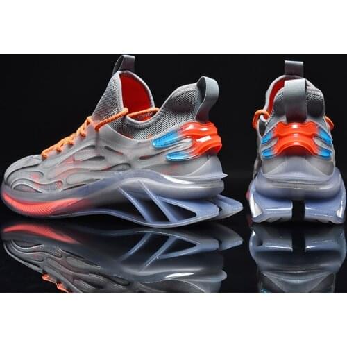 Big Size 39-46 Sneakers Men Fashion Blade Mens Running Shoes Black White Man Sports Footwear Breathable Walking Jogging Zapatos