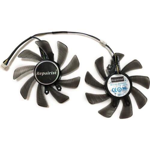 2pcs/lot T129215SU GA92O2H Graphics card fan 4Pin VGA Cooler Fans For GALAXY GTX760/770/780/780Ti/970 Video Card cooling