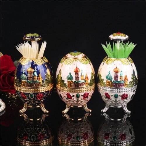 Metal Rose/castle Toothpick Holder automatic with bottle opener Hotel/home desktop decoration toothpick holders YQT031