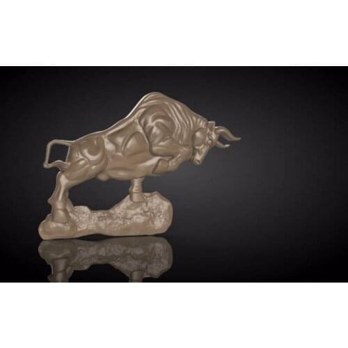 3d STL Model for CNC Router Engraver Carving Machine Relief Artcam Aspire "Bull v2" CNC files(ES)