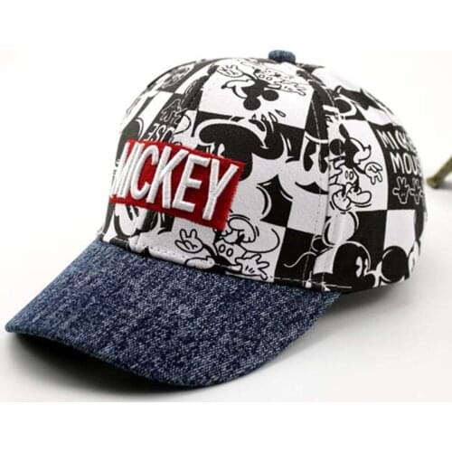Fashion Cartoon Mickey Mouse Little Children Hats Autumn Toddler Boys Peaked Cap Sport Baseball Caps Spring Girls Accessories