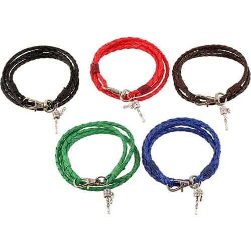 Fashion Ethnic Rattle Multi-Layer Bracelet Alloy Vintage Dharma Charm Braided Leather Bangle Wrap Wristbands Women Jewelry Gift