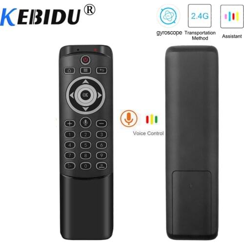MT1 Fly Air Mouse 2.4G Wireless Smart Voice Remote Control Gyro Backlit For X96 Mini H96 MAX X2 CUBE Android TV Box VS G20S G30