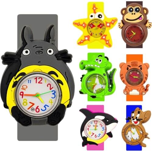 Low Price Wholesale Kids Watch Crocodile/Totoro/Monkey Watches Boys Baby Toys Clock Children Watches Montre Fille Enfant Relojes