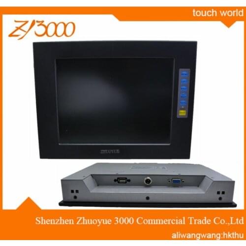 New Stock Great Price 12.1" 1024*768 Open Frame metal casing+Aluminum waterproof USB resistive Touch Screen industrial Monitor
