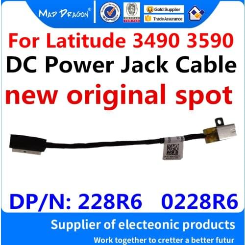 New original Laptop DC IN DC-IN DC Power Jack Cable For Dell Latitude 3490 3590 E3490 E3590 DAL10 DAL20 228R6 0228R6 DC301011R00