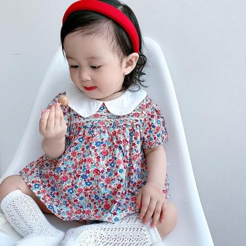 Broken beautiful baby short-sleeved summer two-piece small cherry children fission shorts girls clothing