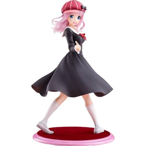 Pre-sale in August WAVE original Anime Figure Fujiwara Chika Kaguya Sama Wa Kokurasetai collection Action Figure kids toys gift