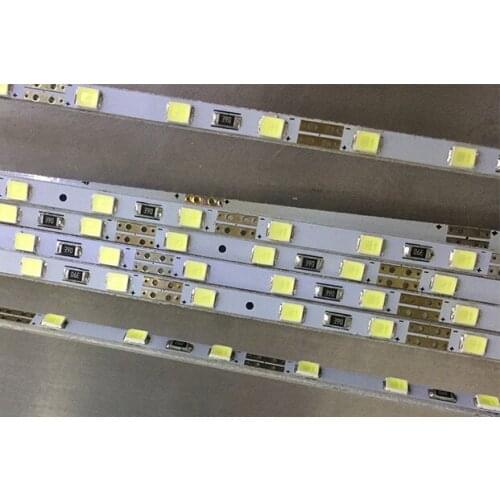 100pcs* 100cm 4mm Super Bright LED Hard Rigid Bar light DC 12V 72leds 120leds SMD 2835 Aluminum Alloy Led Strip light White
