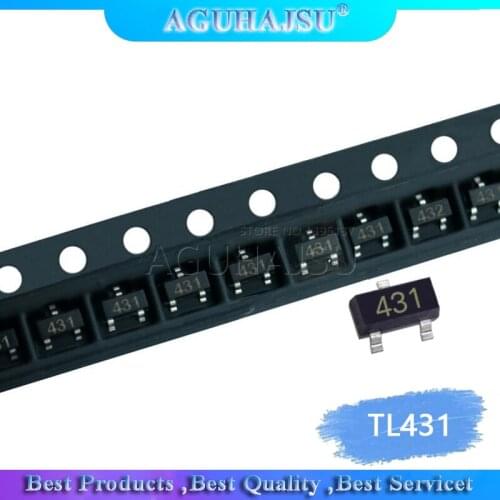 50PCS TL431 SOT TL431A SOT-23 431 SOT SMD new voltage regulator IC