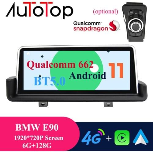 AUTOTOP Android 11 BMW E90 Car Intelligent System for BMW BMW 3 Series E90 E91 E92 E93 2005-2012 6G+128G 2Din Autoradio Carplay