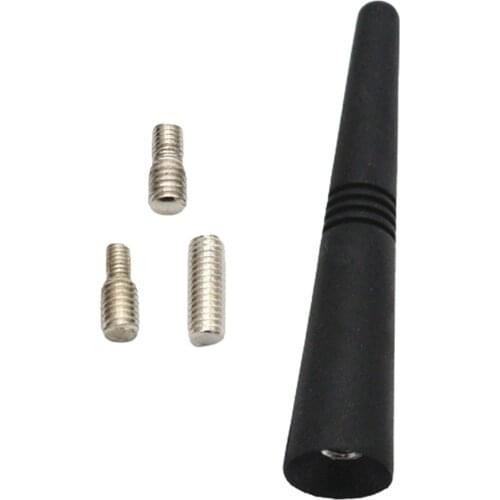 Car Wash Proof Short Rubber Antenna Replacement Powerful Internal Coil Reception of FM / AM, GPS, GSM and DAB Signals