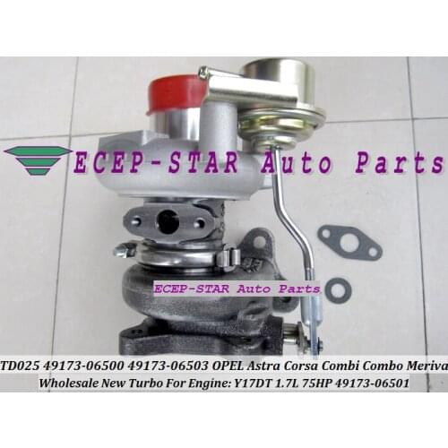 Free Ship TD025 49173-06500 49173-06603 98102367 Turbo Turbine For OPEL For Vauxhall Astra Corsa Combo Meriva Y17DT 1.7L CDTI