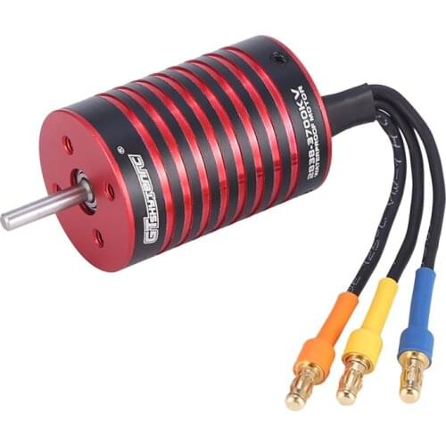 GTSKYTENRC 2838 KK Series Brushless Waterproof Motor for 2S/3S 1/14, 1/16 Rc Car, for Traxxas HSP Tamiya Axial