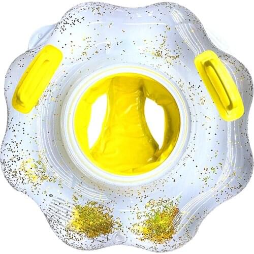 Baby Swimming Ring Float With Double Airbag Safety Seat Inflatable Infant Swim Ring Toy Kid Pool Floatation Devices Water Sport