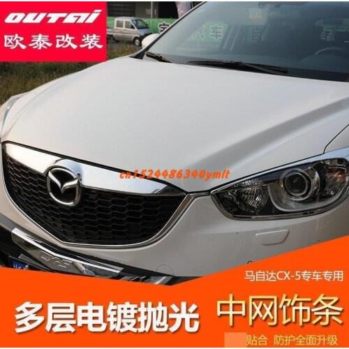 For Mazda Cx-5 Cx5 2013 2014 2015 2016 High-quality Abs Chrome In The Network To Change The Decorative Net Color Stickers