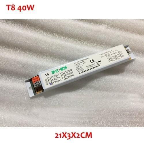 1PC 220-240V AC 40W T8 Wide Voltage T8 Electronic Ballast Fluorescent Lamp Ballasts 50/60HZ