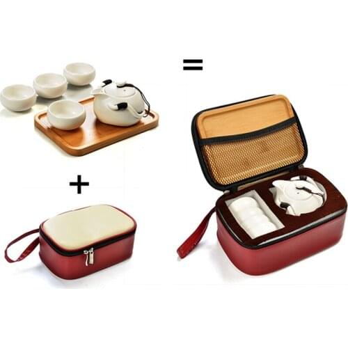 Porcelain Tea Sets,ChineseTravel Tea Set,Black Tea Ware High Quality Tea Ceremony Drinkware Service Free Shipping
