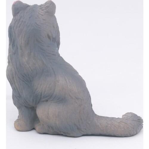 CollectA Farm Time Animals Persian Cat - Sitting Pet PVC Figure Simulation Toy Model #88329