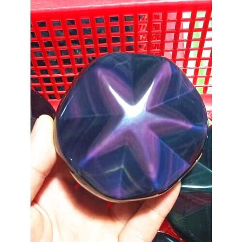 Beautiful natural quartz crystal superb color obsidian carving energy shining stars home decoration the best gift therapy