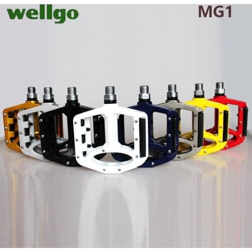 Wellgo MG1 MG-1 Bearing pedals Magnesium Spindle Axle Mountain BMX mtb Bike Platform Pedals bicycle pedal bike parts