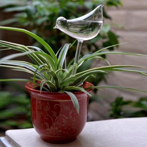 Cute Bird Snail Star Butterfly Glass Plant Flowers Waterer Self-Watering Device Automatic Irrigation Device For Indoor & Outdoor