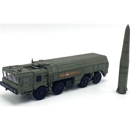 1:72 Scale Russia Iskander Missile Parade Vehicle Model Simulation Finished Tank Diecast Toy Collection Display Souvenir Gift