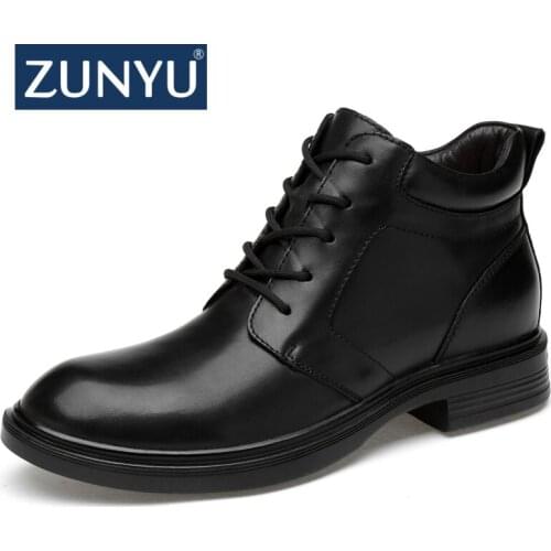 ZUNYU 2018 New Autumn Winter Men Boots Big Size 36-47 For Male Casual Shoes Comfortable Unisex Ankle Keep warm Snow Boots