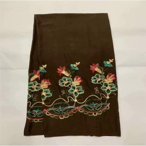 Newest African Cotton Lace Fabric 2019 High Quality Embroidery 5 Yards For African Women Dress African Sewing Fabric! LXF62610