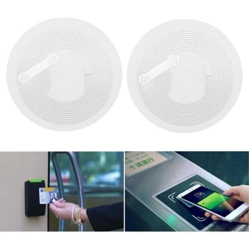 P82F 10 Pcs NTAG213 NFC TAG Sticker Key Patrol Label RFID Tag For Access Control Card