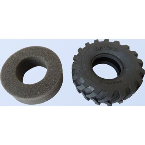 Herringbone rubber tires for tamiya 1:14 scale rc actros truck upgrade scania banz king volvo MAN tgx tractor trailer 105mm