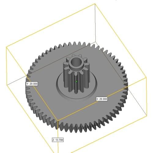 Gear for Philips AZ6801 AZ6800 CR850 CDR610MKII CDM14 cassette deck tape recorder