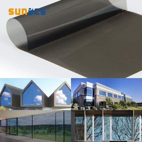 SUNICE 35% VLT Anti-UV Proof Nano Ceramic Solar Window Tint Film Home/Automobile Window Protection Film 1.52X60M Sunscreen