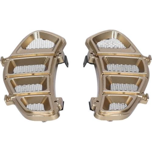 Pair Motorcycle Radiator Guard Grille Bezel Cover Fit for Piaggio VESPA GTS 250/300 2013-2020
