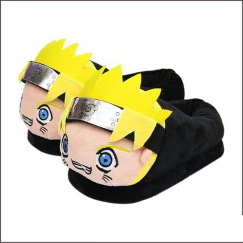 Winter New Cartoon Ninja Womens Plush Slippers Warm Home Indoor Ladies Short Plush Slides Shoes