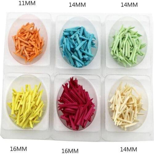 100 Pcs/Box Dental Wooden Wedges Dentistry Lab Materials Wedge Wood Restoration Tool Dental Lab Intrument Dental Supplies