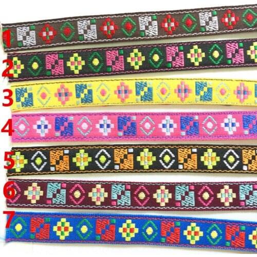 13mm fashion national style woven jacquard ribbon,7 colors available,XERY191005D