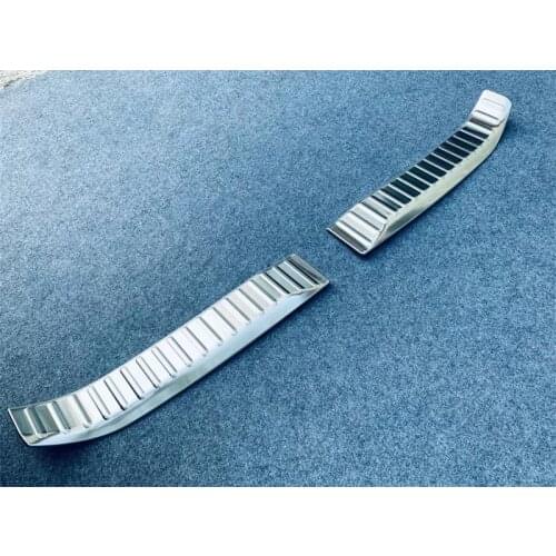 Stainless Car-Styling Accessories For Toyota Yaris Cross 2020 2021 Rear Trunk Sill Guard Bumper Foot Plate Protection Cover Trim