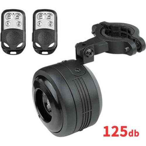 1300mAH USB Charging Bicycle Car Bell Scooter Wireless Electronic Horn Remote Control Anti-theft Alarm Bell Cycling Accessories