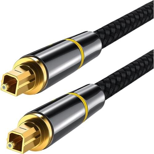 HIFI 5.1 Digital SPDIF Fiber Toslink Optical Audio Cable 1m 2m 3m 5m For TV Box PS4 Speaker Wire Soundbar Amplifier Subwoofer