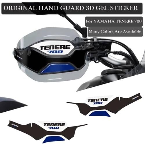 For yamaha Tenere 700 T700 T7 XTZ690 2020 Motorcycle car stickers bicycle handguard 3D gel stickers original hand guard sticker