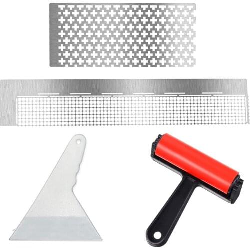 DIY Drawing Ruler Blank Grids For Full Partial Round Square Drill Stainless Steel Ruler 5D Diamond Painting Accessories Tools