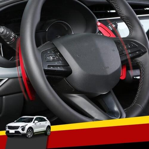 Steering wheel Paddle shift Car Shift Paddle shift extension decoration car Accessories For Cadillac XT4 2018 2019
