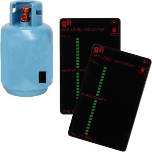 Magnetic Gas Cylinder Tool Gas Tank Level Indicator Propane Butane LPG Fuel Gauge Caravan Bottle Temperature Measuring